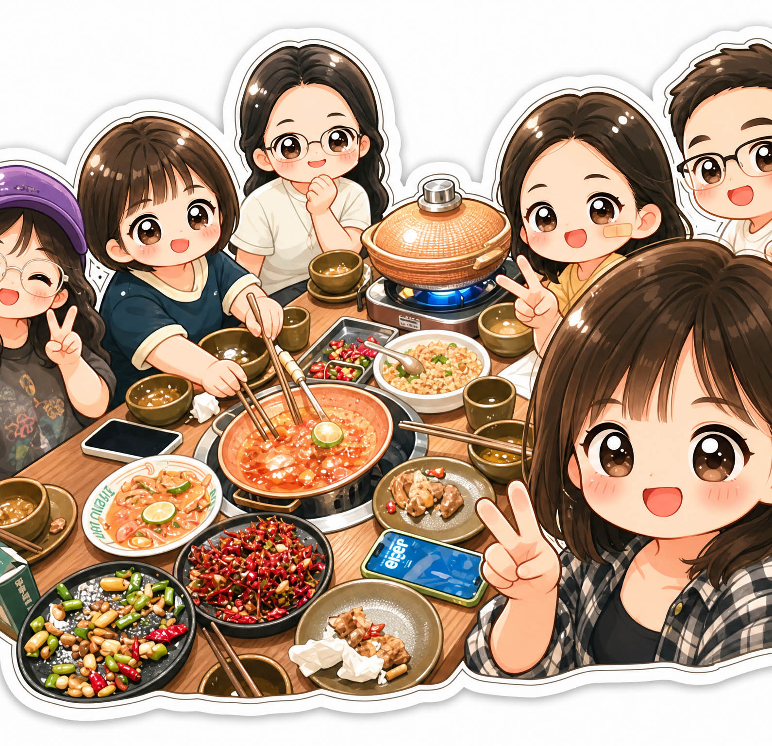 制作卡通贴纸