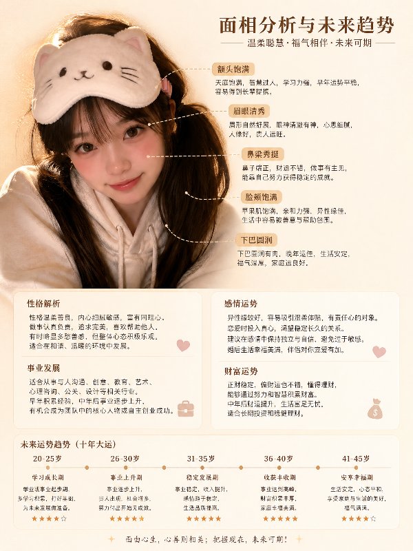 根据面相，分析未来