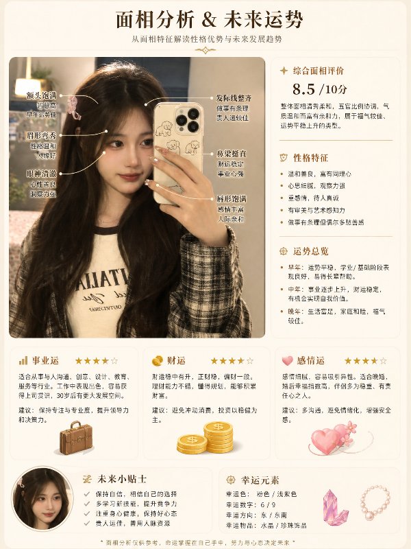 面相分析，看未来